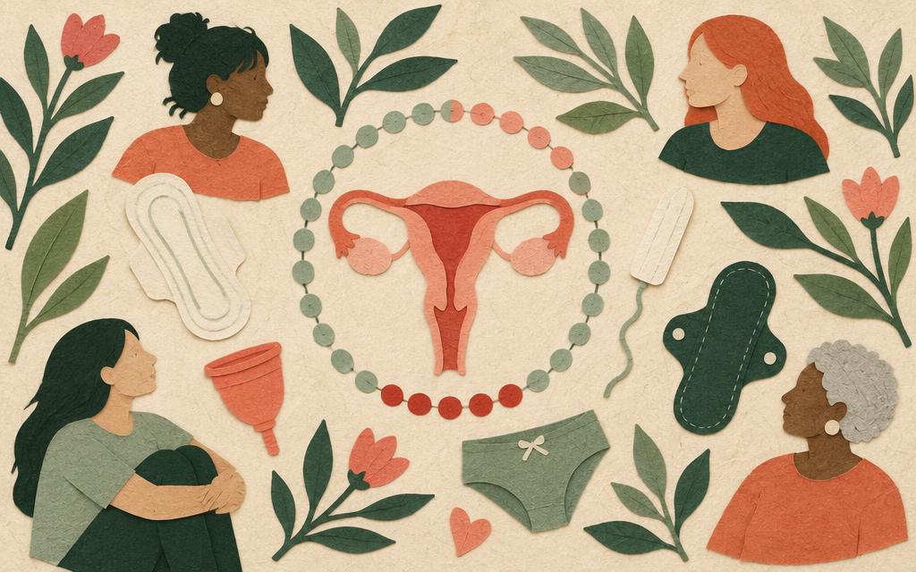 Illustrated materials used in Let’s Talk: Periods